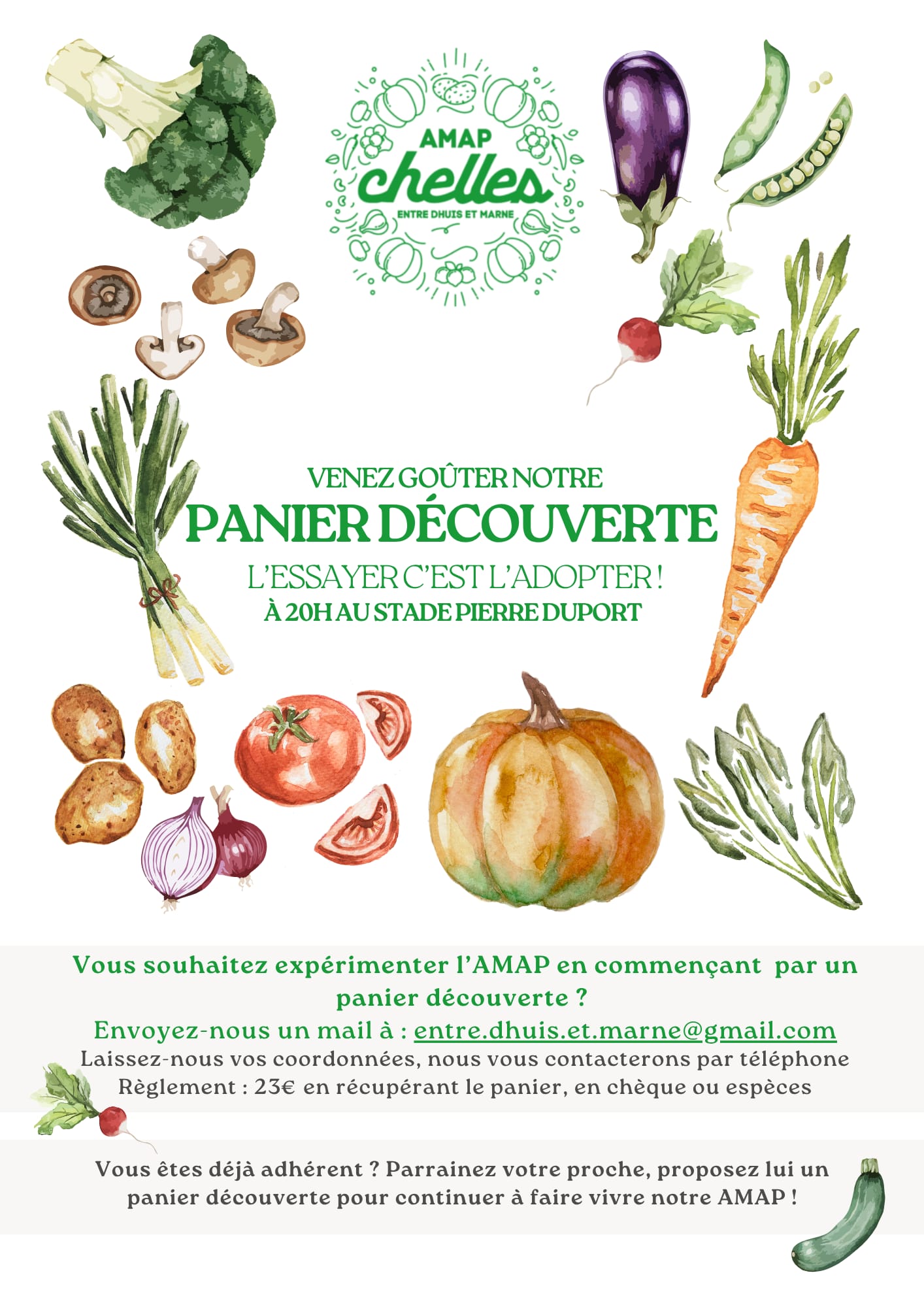 Testez l&rsquo;AMAP avec les « Paniers Découverte »
